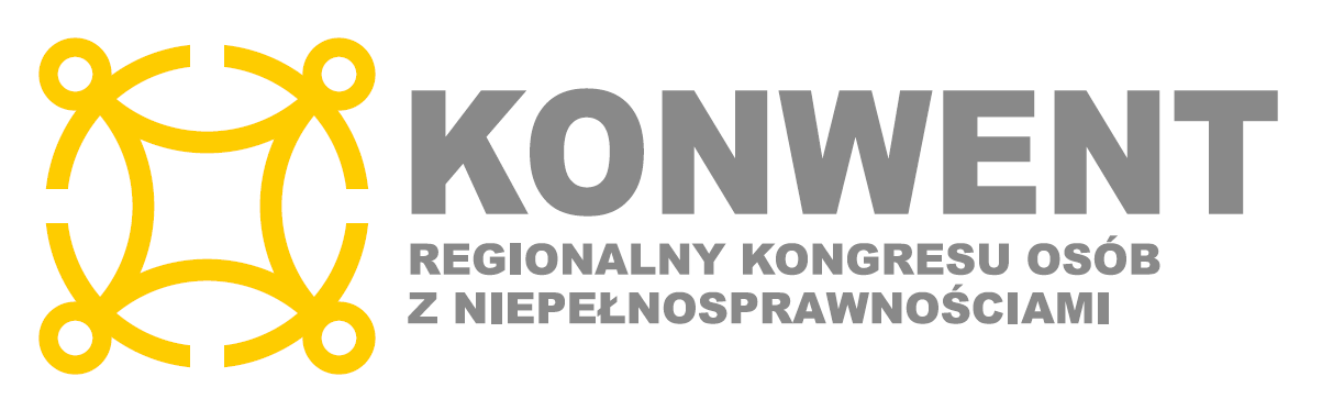 Logotyp: Konwent Regionalny Kongresu osób z niepełnosprawnościami